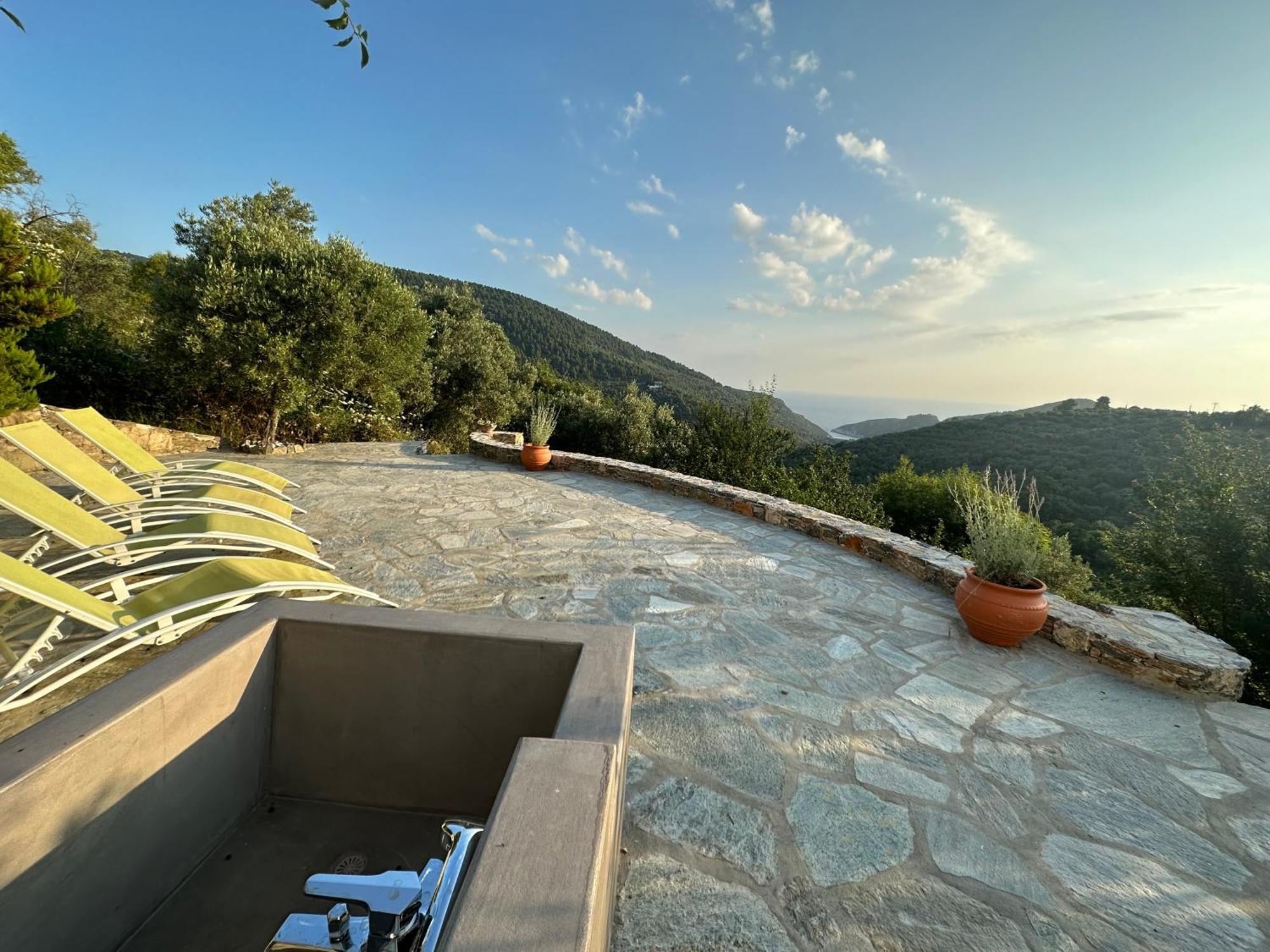 Olive Mill Cottage Skopelos Eksteriør billede